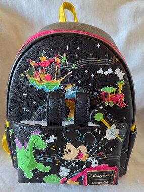 Disney Parks 50th Anniversary Main Street Electrical Parade Loungefly Backpack